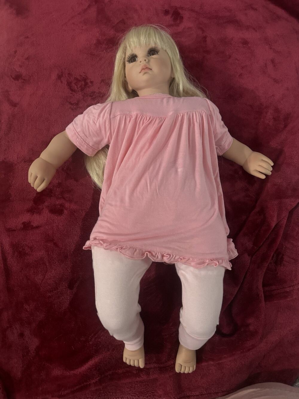 1998 Cheri McAfooes Lloyd Middleton Royal Vienna 26” Doll Signed 2002 Blonde